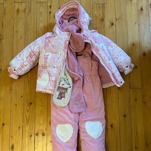 Deux par deux toddler winter snow suit